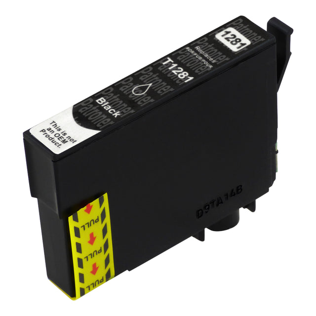 Premium Kompatibel Epson T1281 Sort Blækpatron