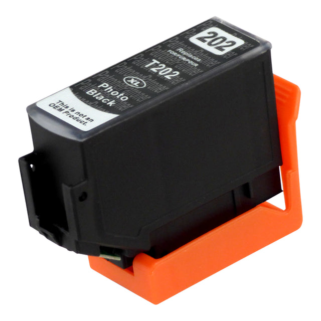 Premium Kompatibel Epson 202XL Foto Sort Blækpatron