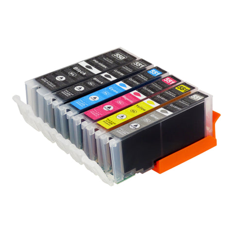 Premium Kompatibel Canon PGI-550XL/CLI-551XL Blækpatron Multipak med Grå