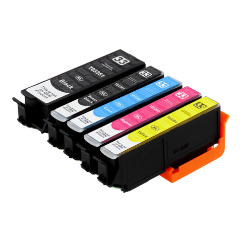 Premium Kompatibel Epson T33X Blækpatron Multipak med Foto Sort
