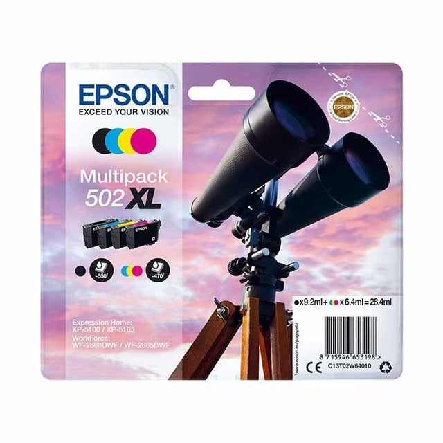Original Epson T502XL Blækpatroner Multipak