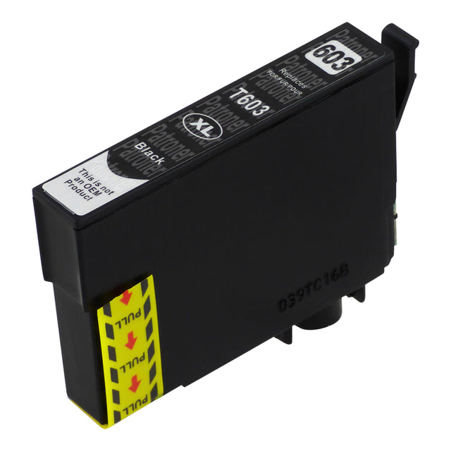 Premium Kompatibel Epson 603XL Sort Blækpatron