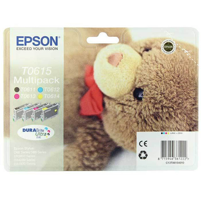 Original Epson T0615 Blækpatroner Multipak