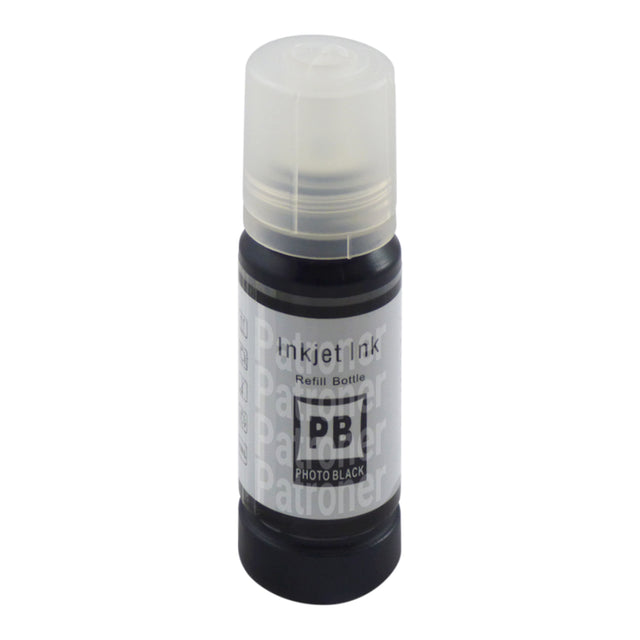 Premium Kompatibel Epson Ecotank Foto Sort Blækflaske 70ml - (106)