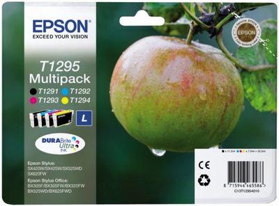 Original Epson T1295 Blækpatroner Multipakke