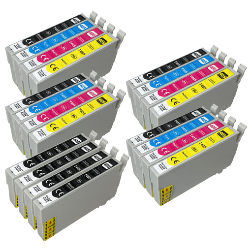 Premium Kompatibel Epson  405XL - PAKKE TILBULD (4 Sort & 4 Multipakker) - Pakken indeholder 20 blækpatroner